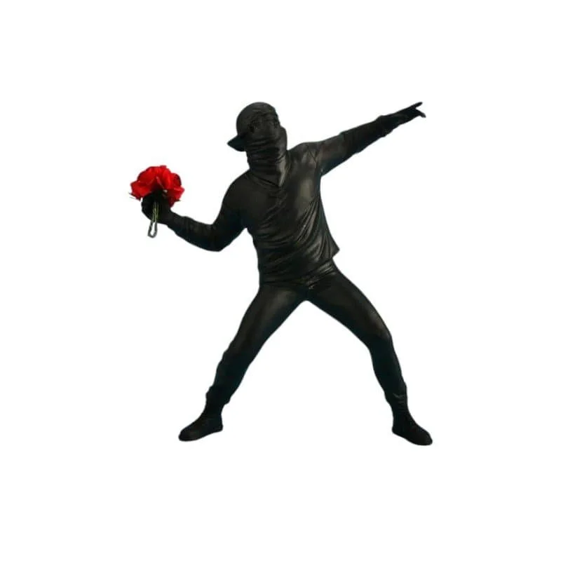 BANKSY FLOWER BOMBER BLACK Ver. MEDICOM TOY PLUS限定